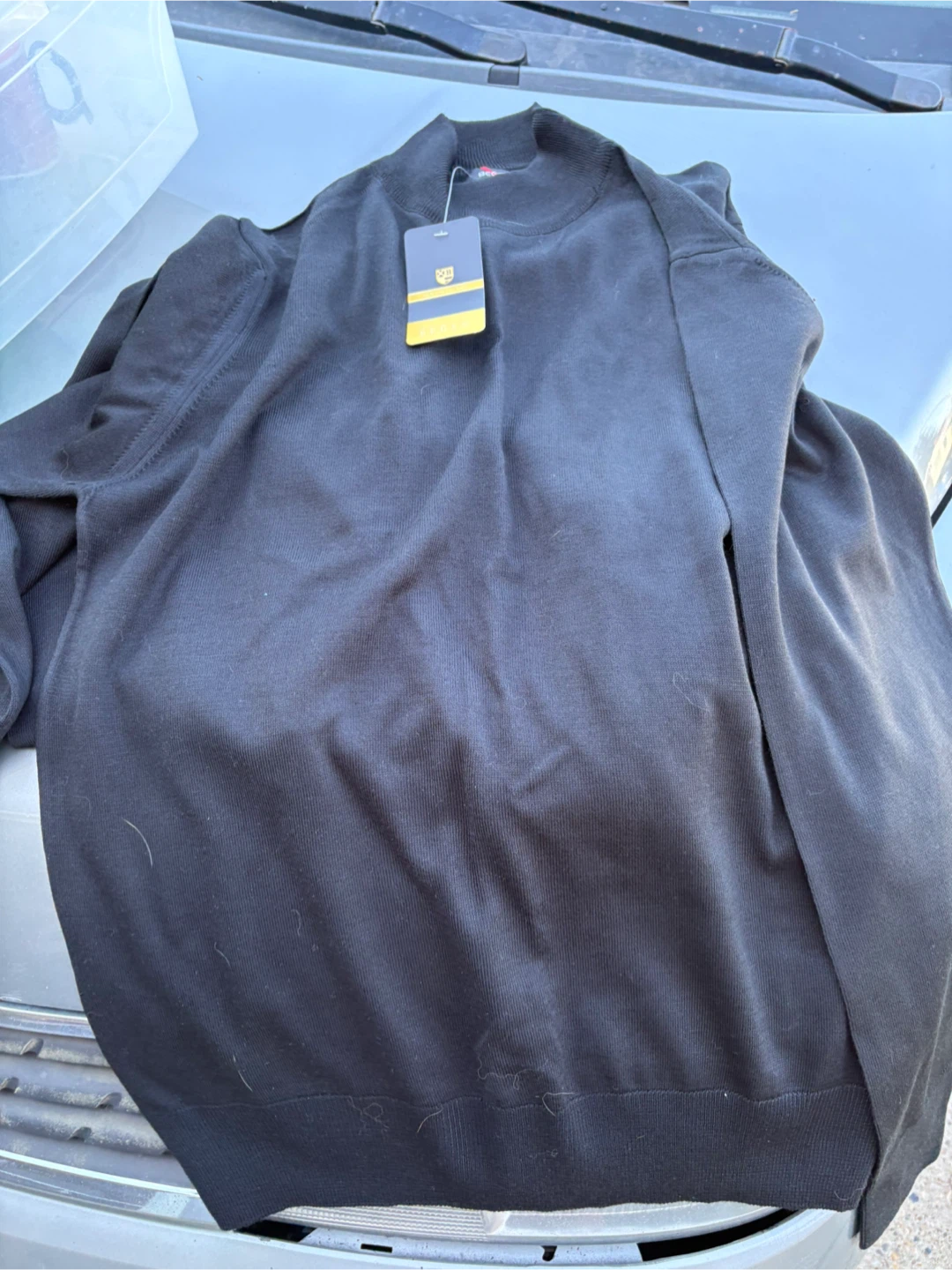 Black Crewneck Sweater