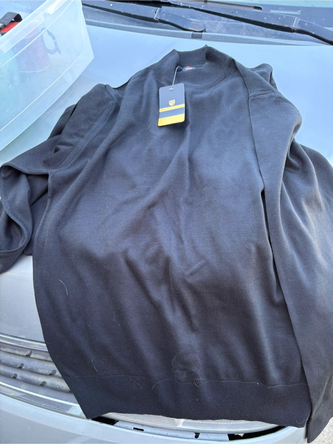 Black Crewneck Sweater - photo 2