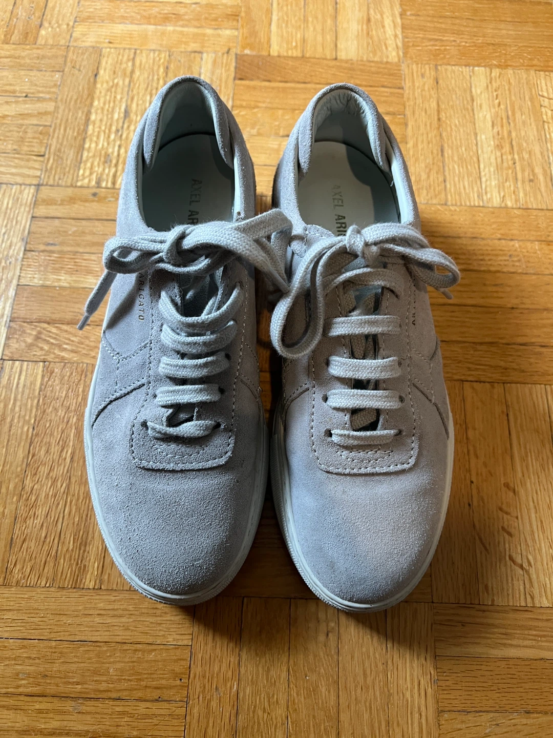 Axel Arigato Grey Suede Sneakers