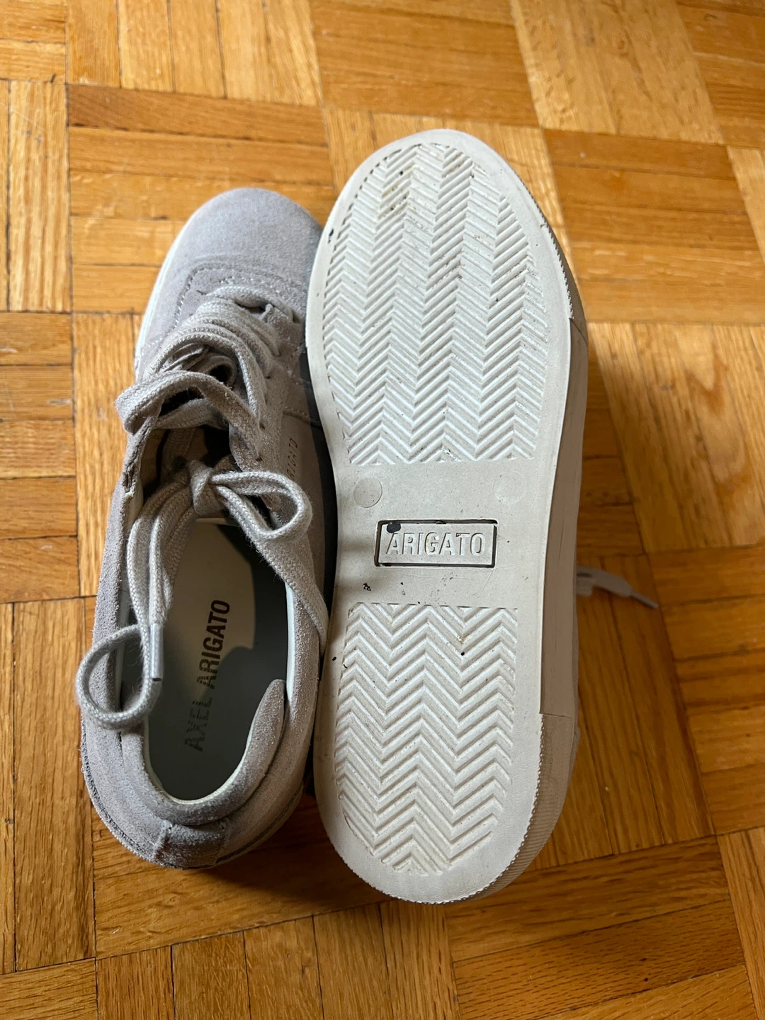 Axel Arigato Grey Suede Sneakers - photo 3