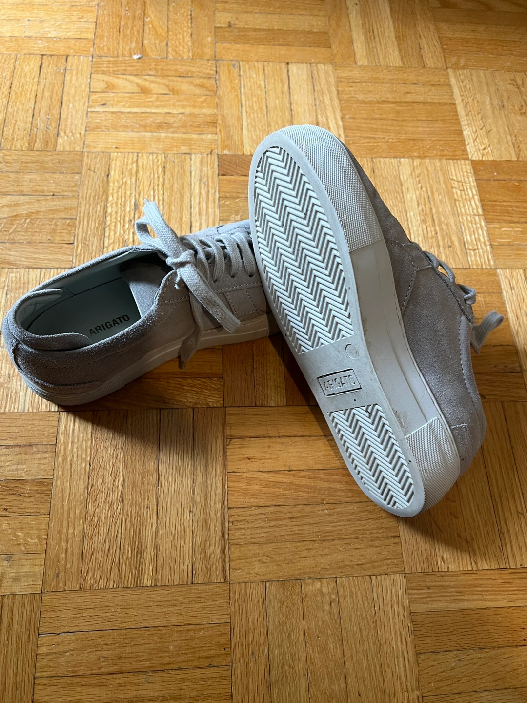 Axel Arigato Grey Suede Sneakers - photo 4