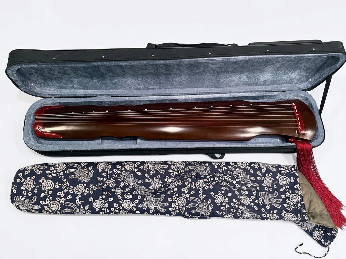Wooden Guqin Instrument with Case - photo 2