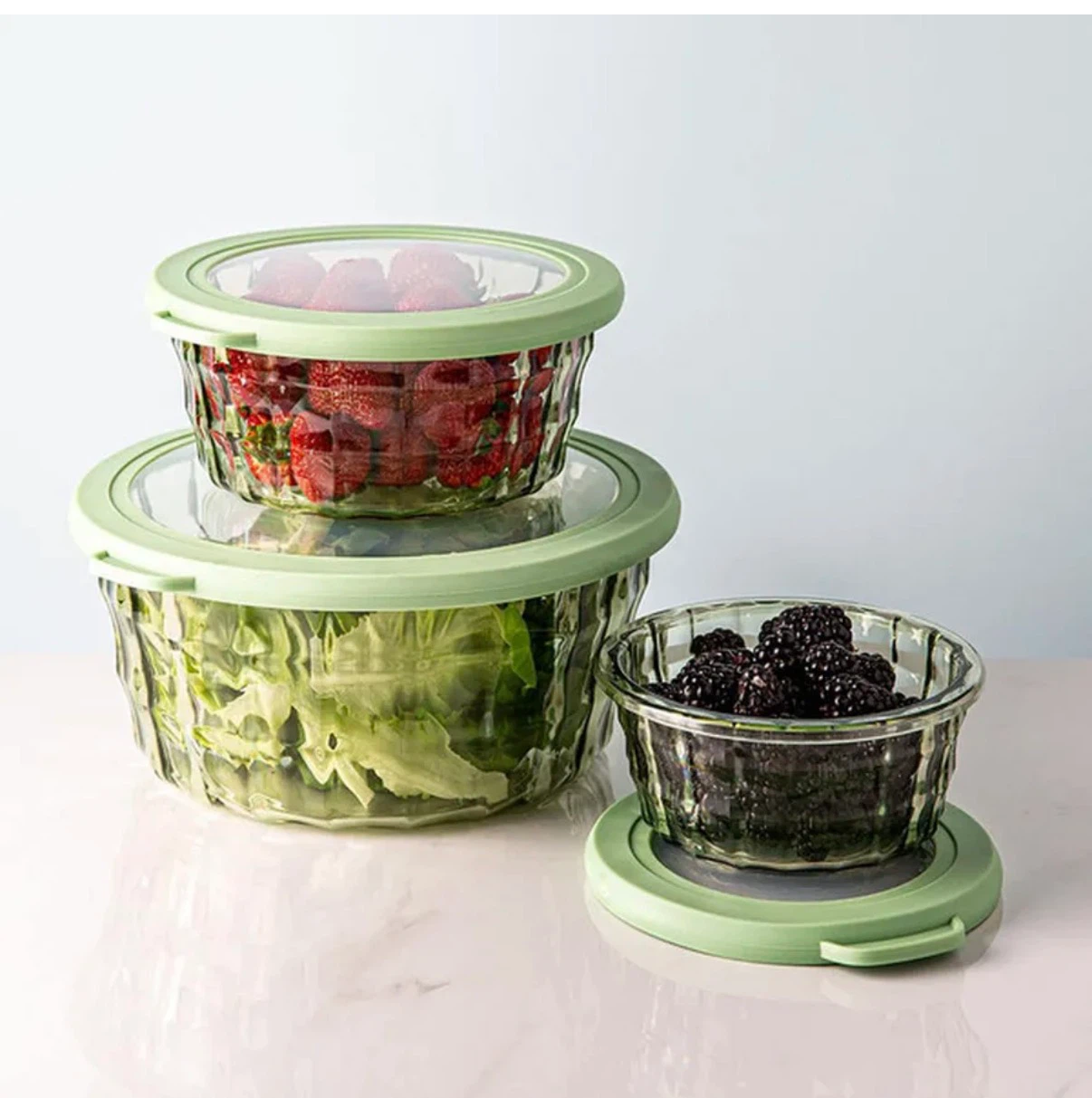 GEM Food Storage Containers Nesting Bowls Set of 6 - photo 2
