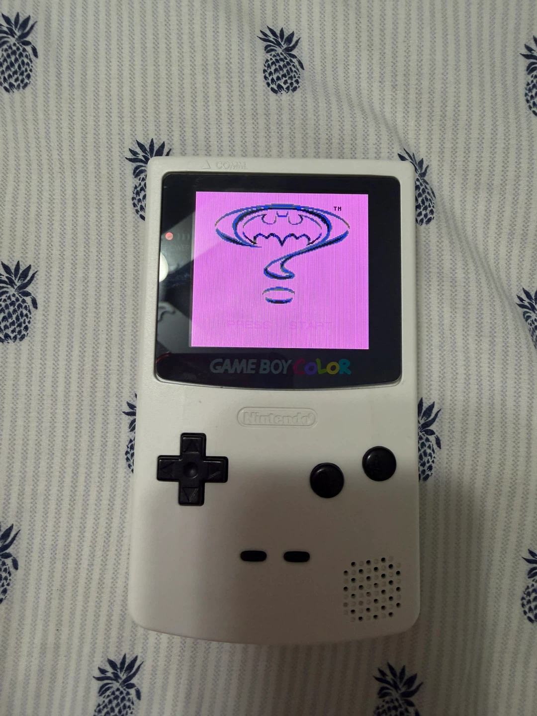 Nintendo GameBoy Color WHITE W/2.4” IPS Backlit Screen GCB-001