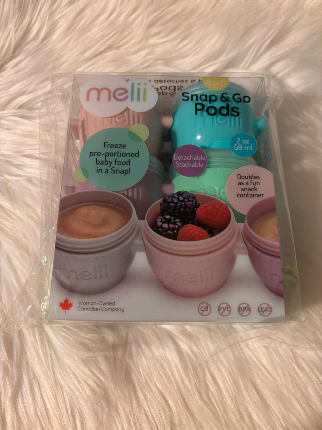 NEW Melii Snap & Go Pods - 6 Piece Set