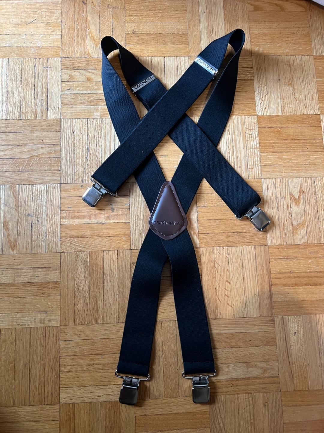 Carhartt Black Suspenders