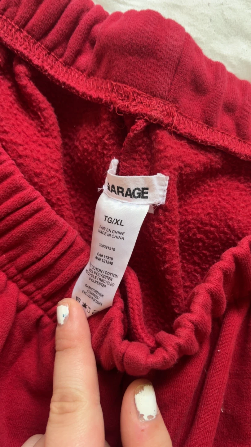 Garage Red Sweatpants - TG/XL - photo 2