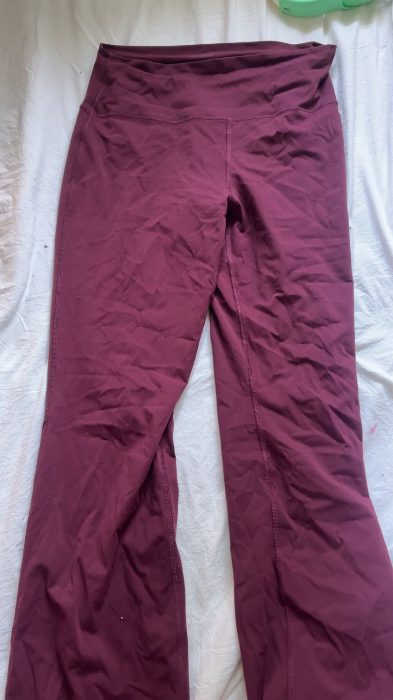 Garage Burgundy Workout Pants