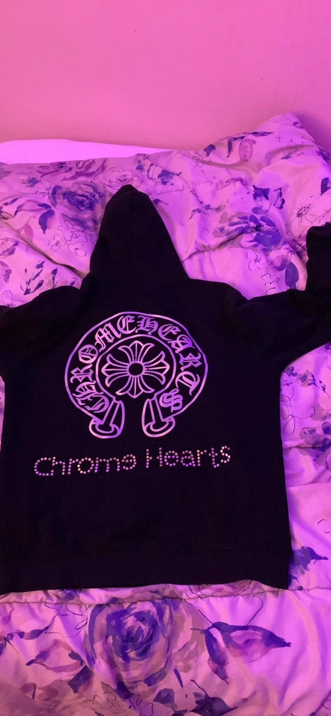Chrome Hearts splat Black Hoodie