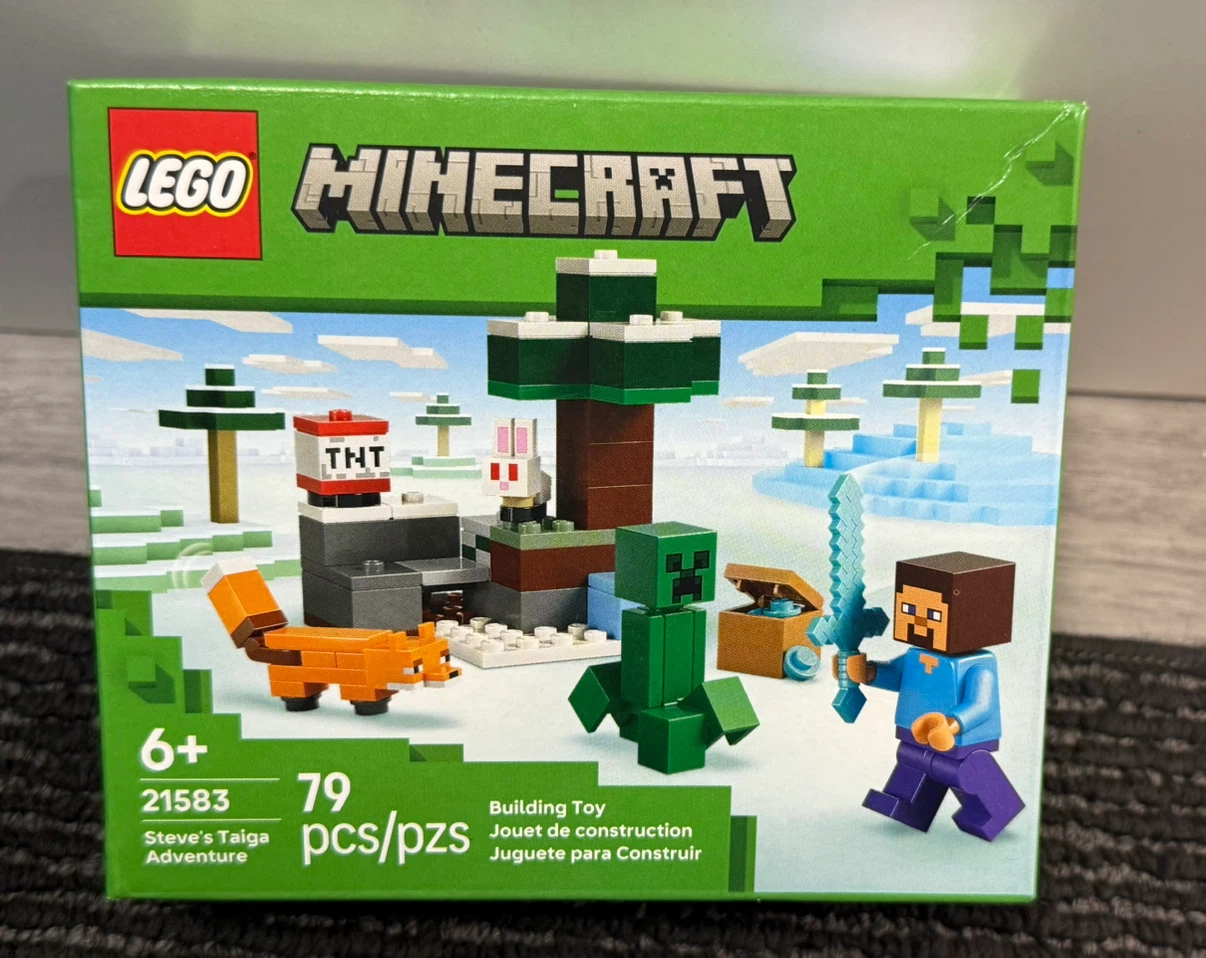 LEGO Minecraft Steve's Taiga Adventure Building Toy