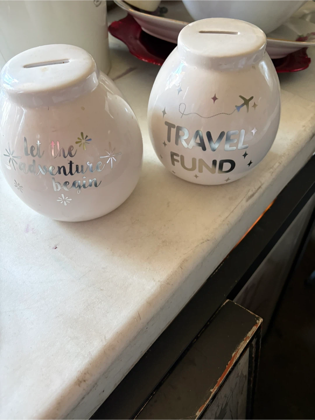 Ceramic Piggy Banks for Travel Fund