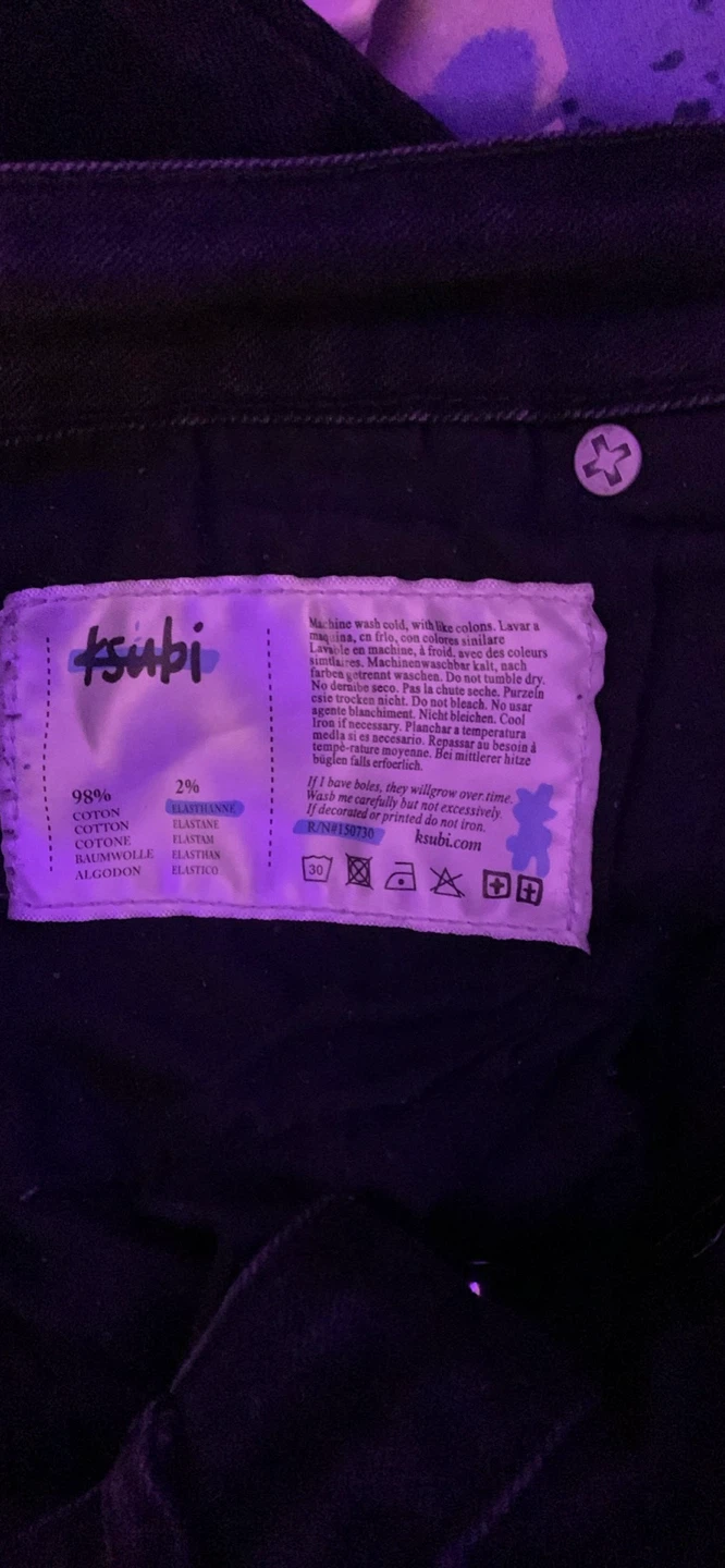 Ksubi Black Jeans