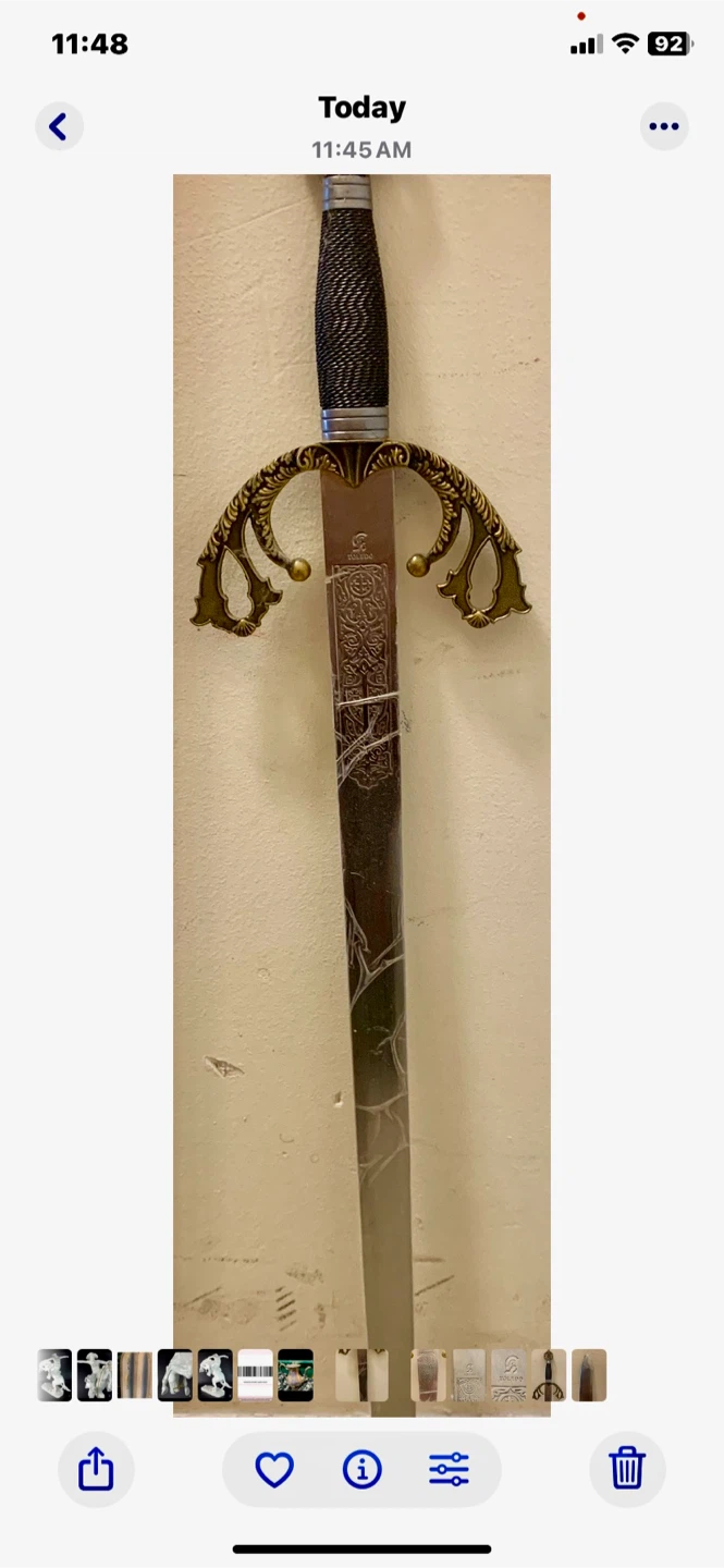 Toledo Decorative Sword