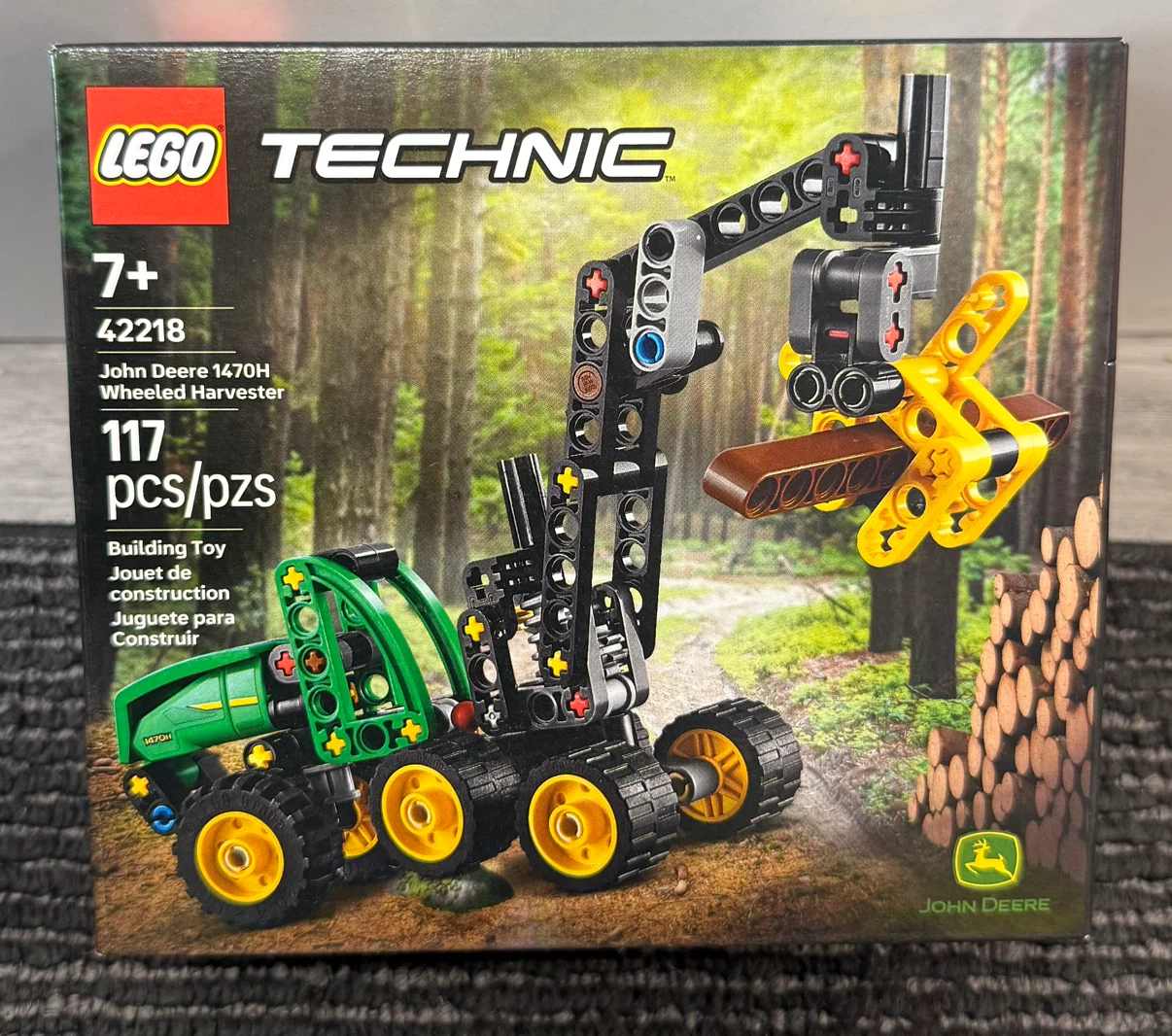 LEGO Technic John Deere 1470H Wheeled Harvester Building Toy Set