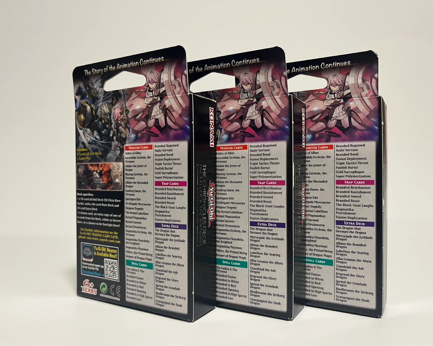 Yu-Gi-Oh! The Chronicles Deck: The Fallen & The Virtuous X3 - photo 3