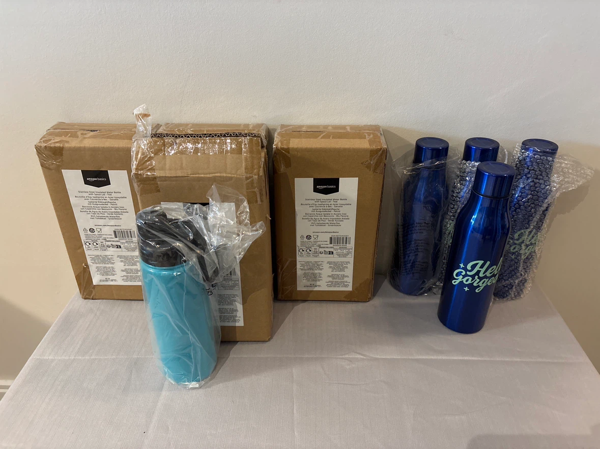 8 insulated water bottles
