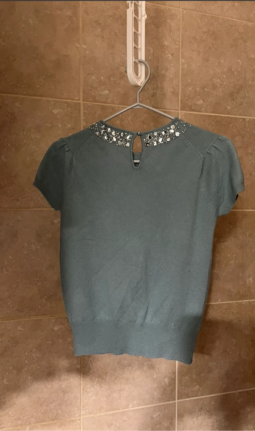 Sandra Angelozzi Embellished Collar Sweater - photo 2