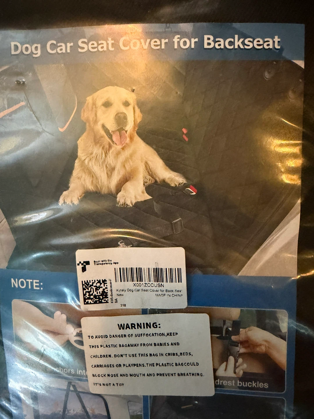 New Dog Car Seat Cover for Backseat - photo 2