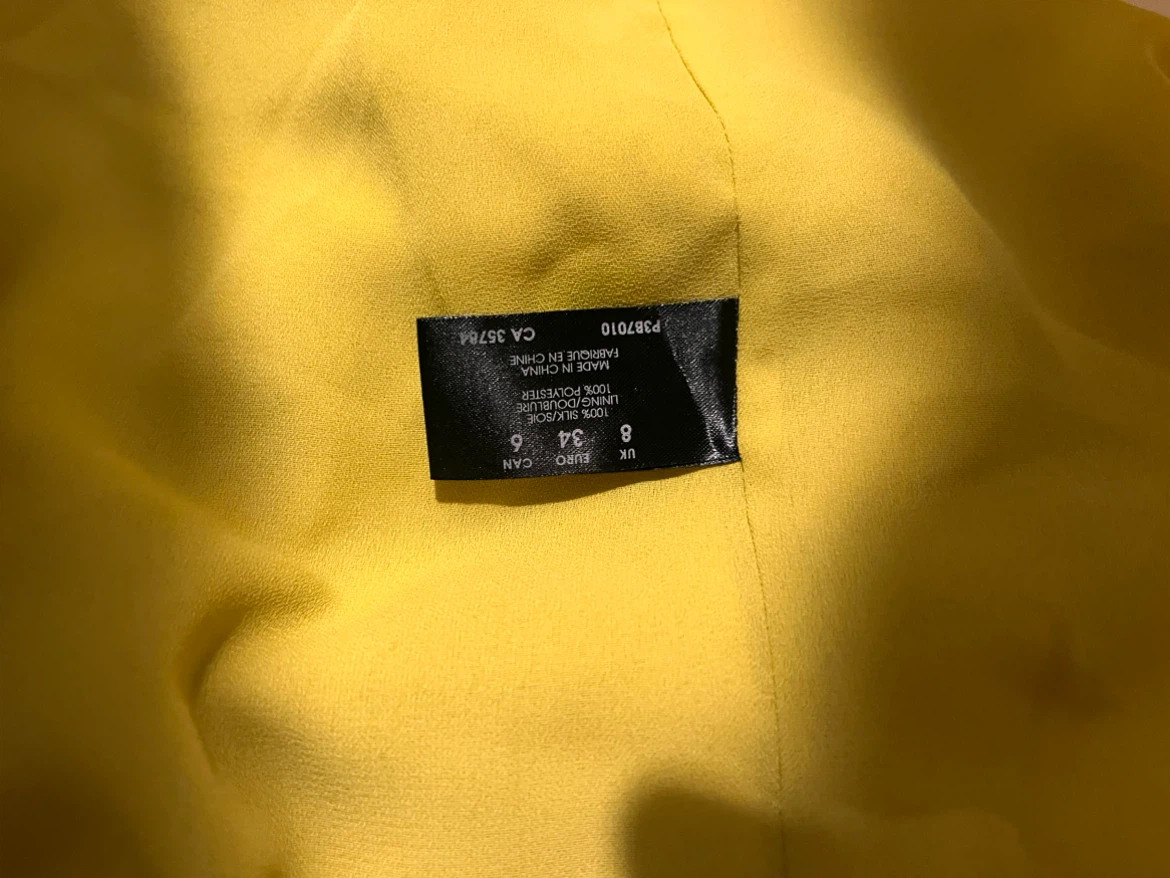 PLANET Yellow Studded Neckline Top - photo 3
