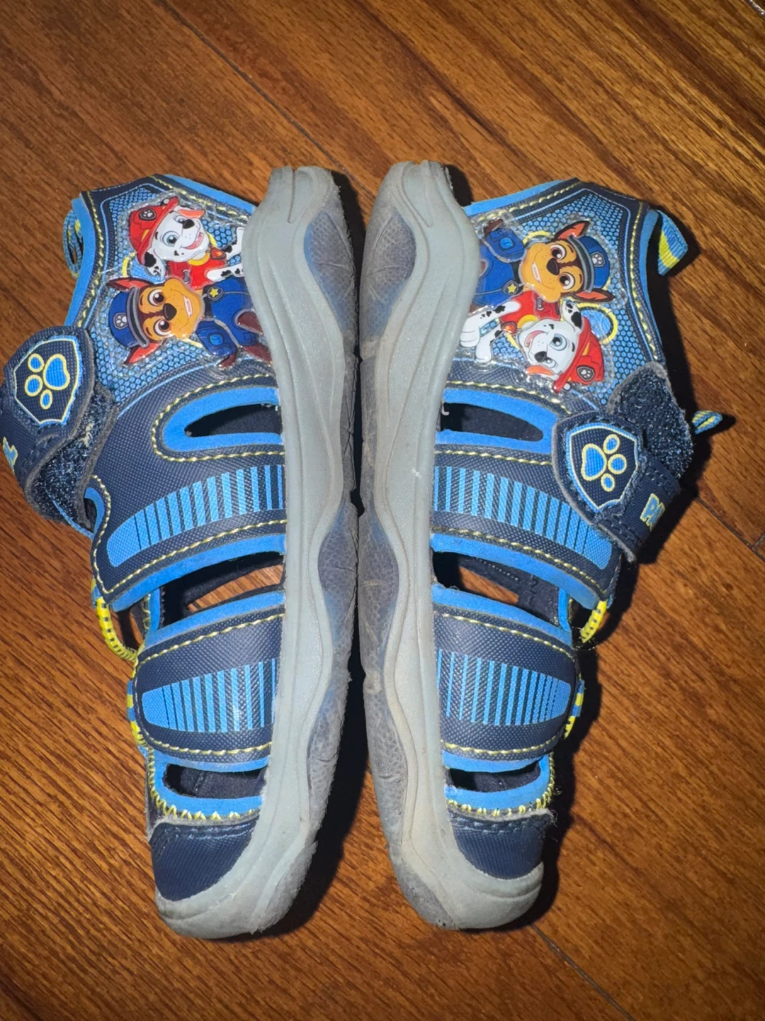 Paw Patrol Kids Sandals Size 10 Blue Yellow - photo 5