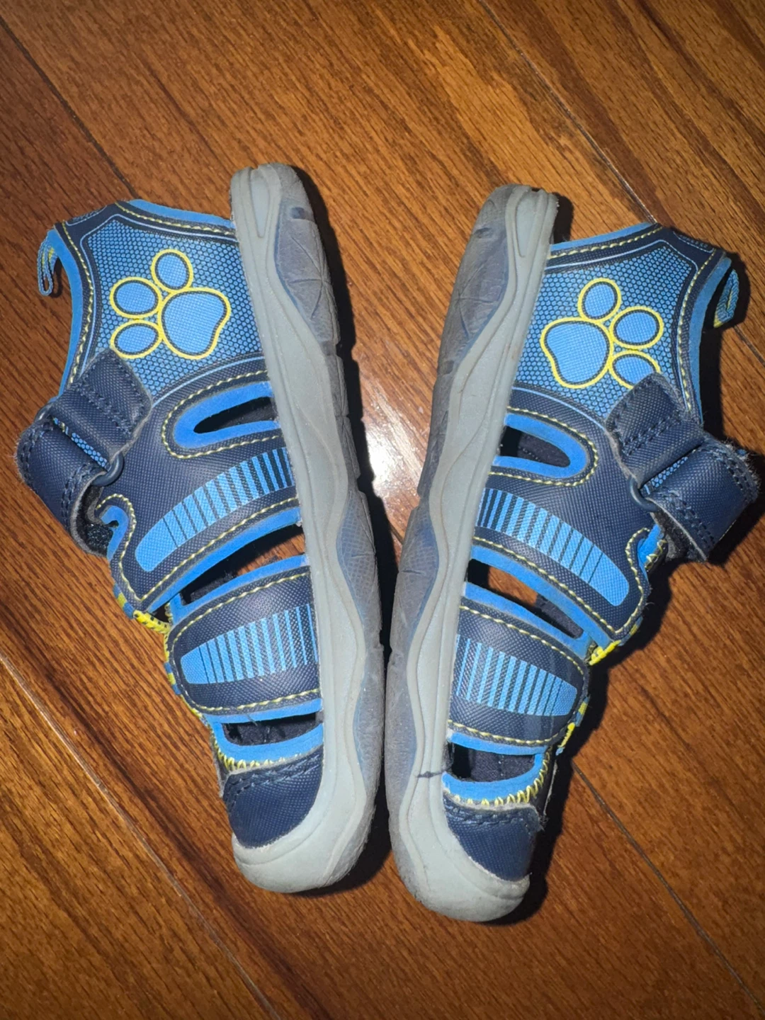 Paw Patrol Kids Sandals Size 10 Blue Yellow - photo 4