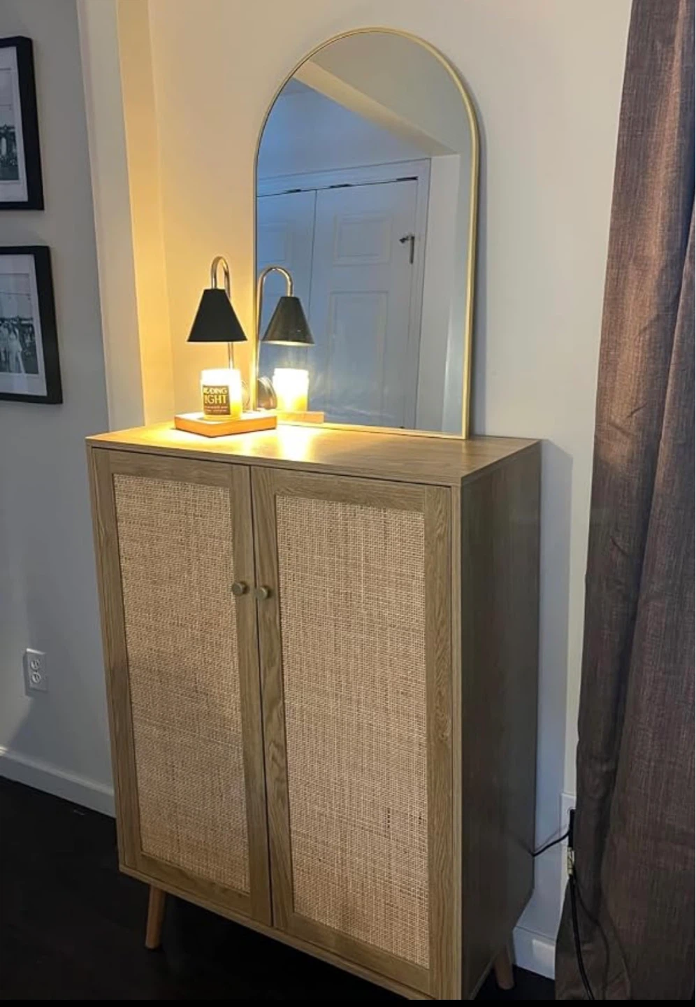 Rattan Cabinet with Two Doors