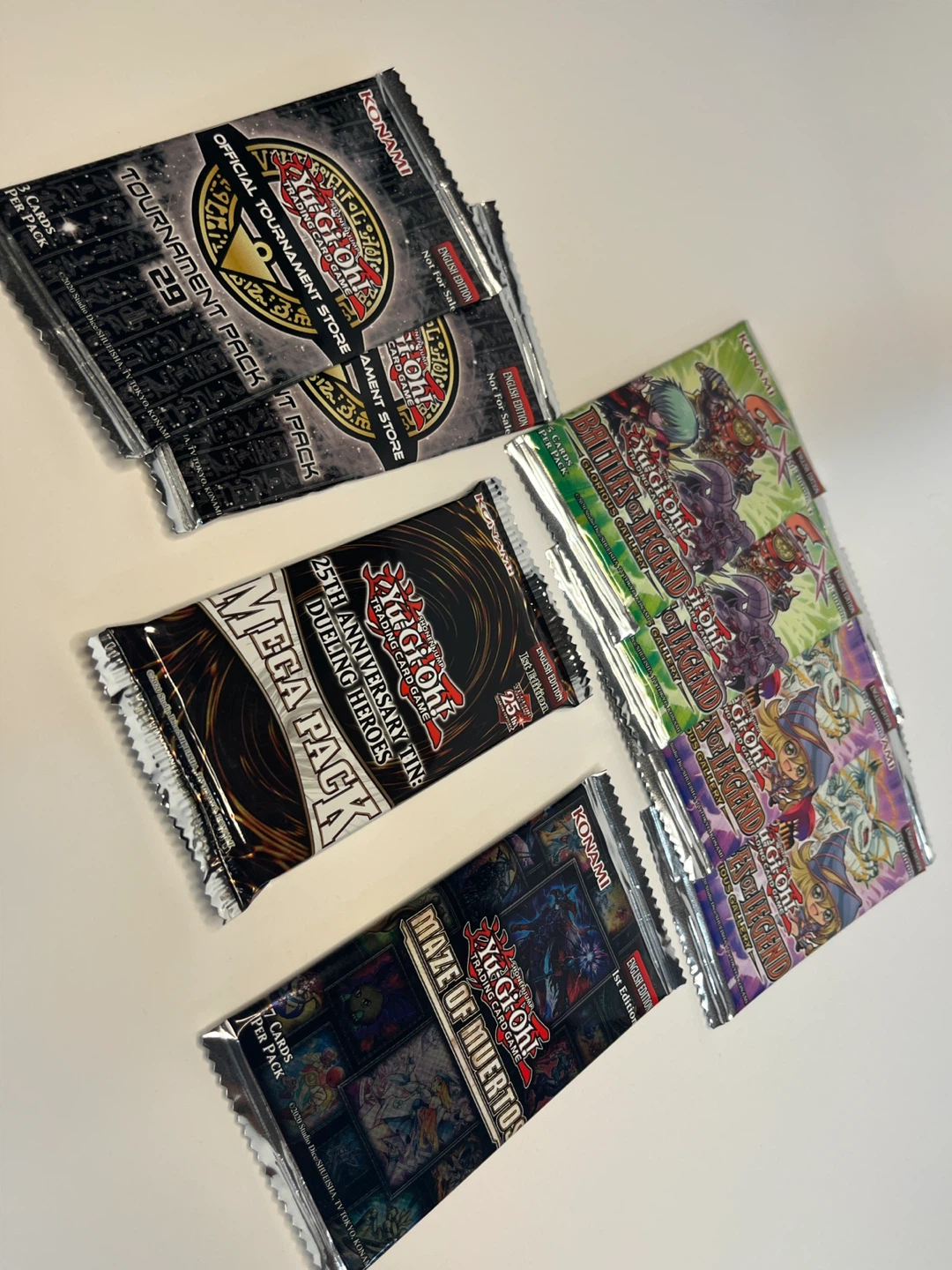 Yu-Gi-Oh! Trading Card Game Booster Packs Assorted