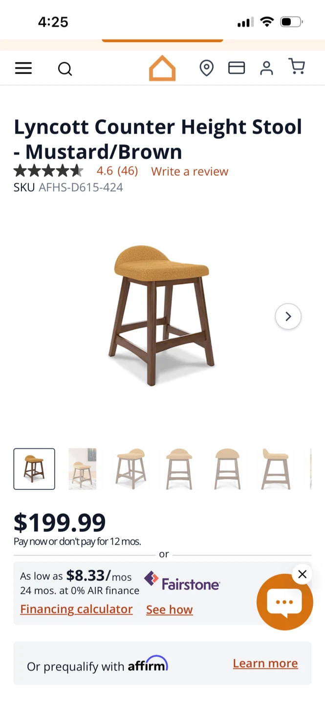 Stools x2 - photo 3