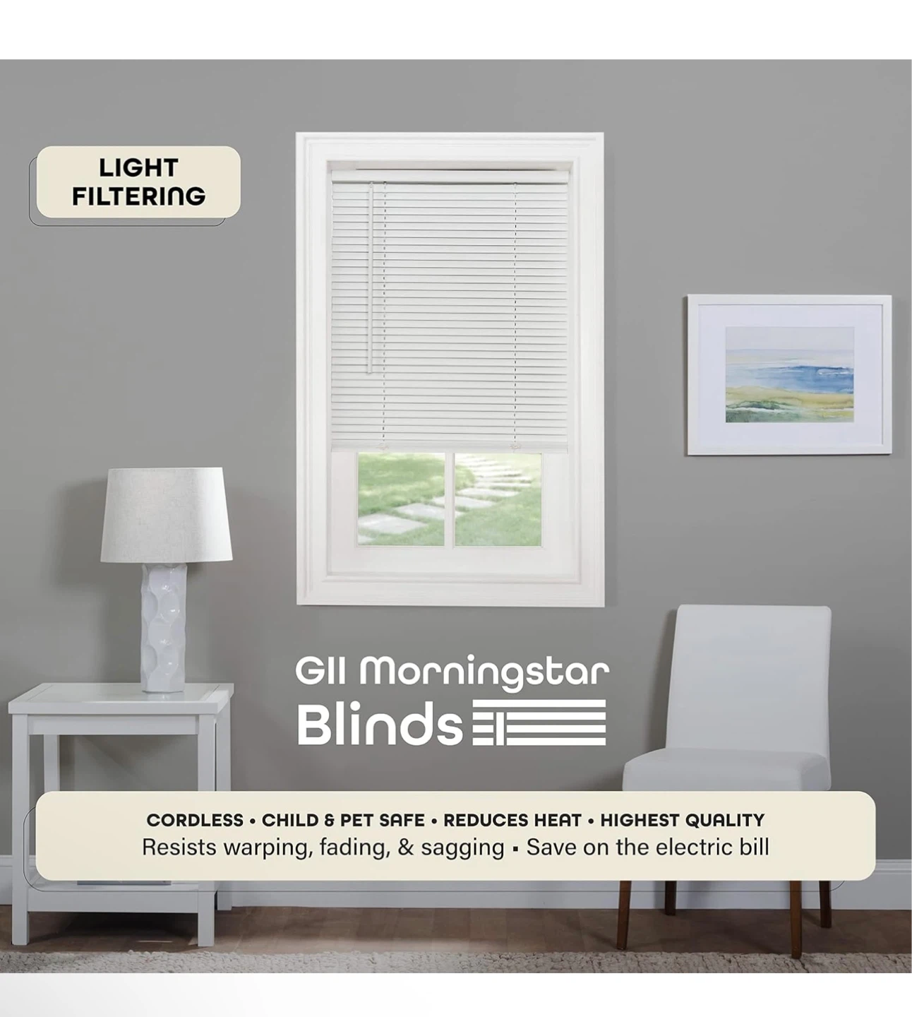 (2) GII Morningstar Cordless Blinds - photo 2