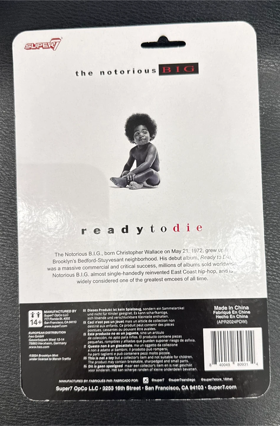 The Notorious B.I.G. Action Figure - photo 2