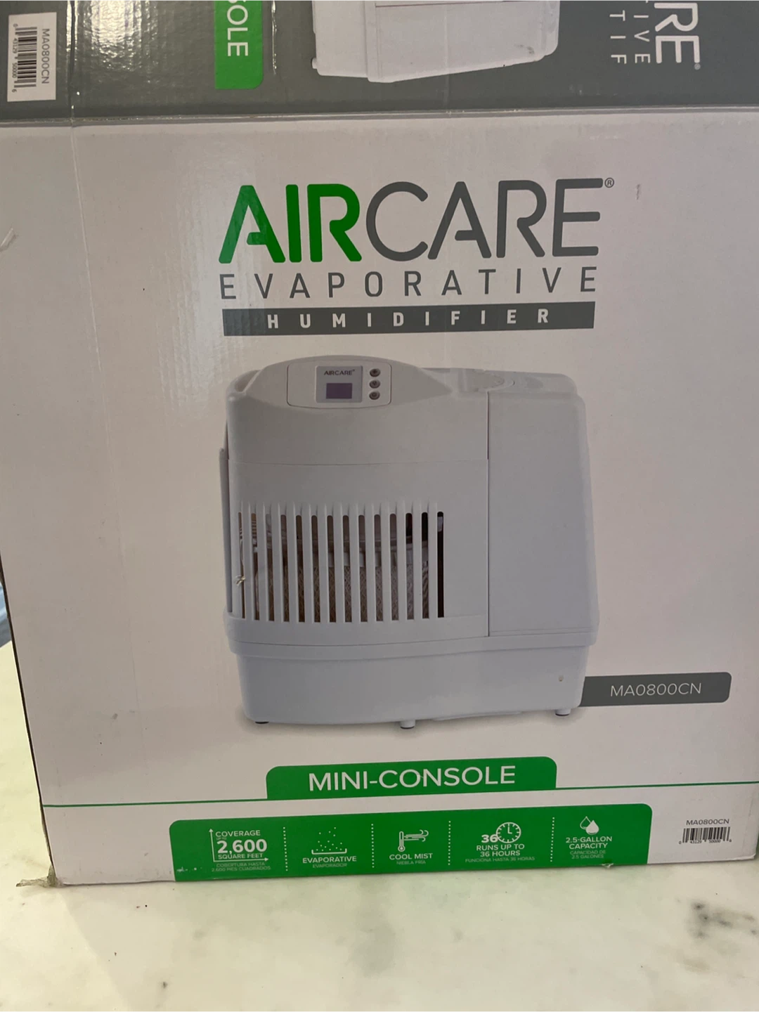 Aircare MA0800CN Mini-Console Evaporative Humidifier