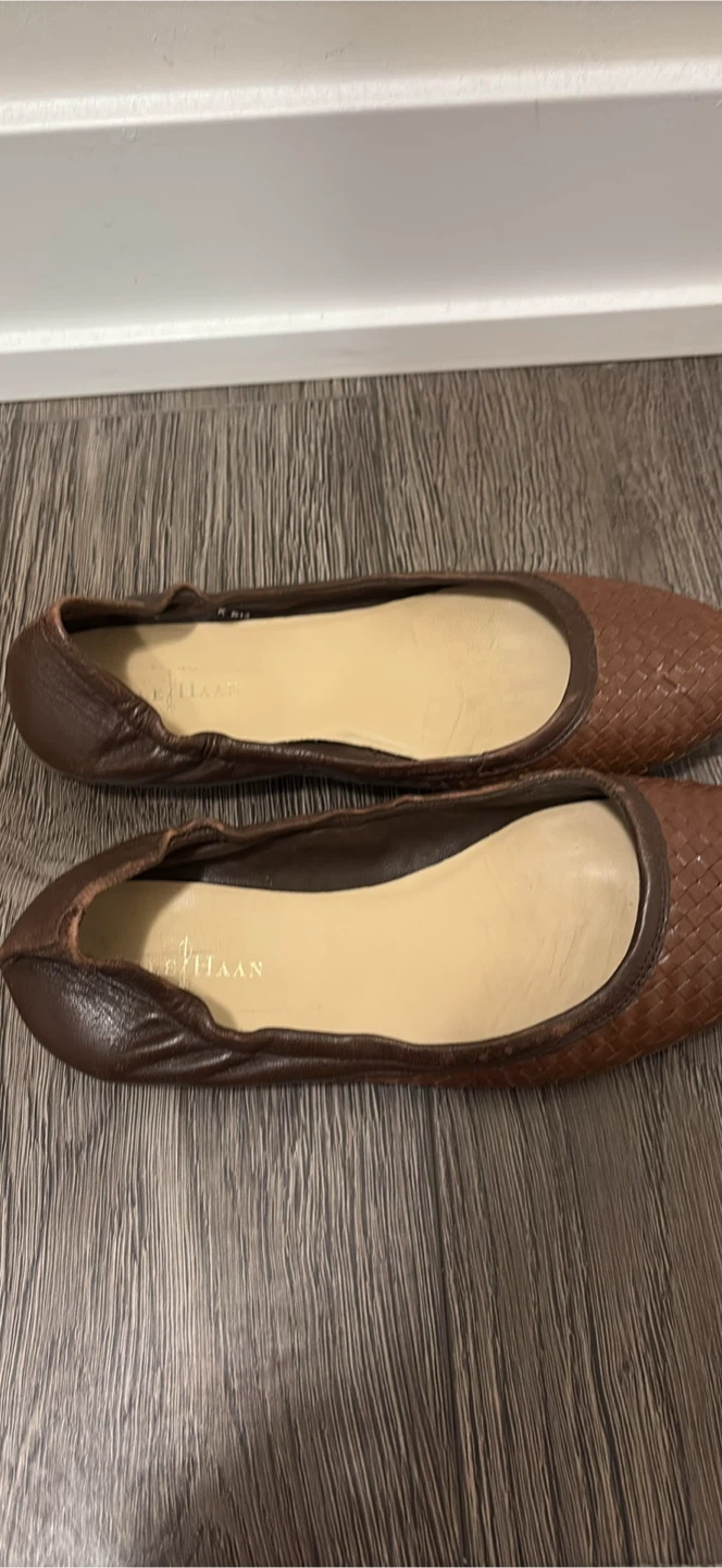 Cole Haan Brown Woven Ballet Flats - photo 2