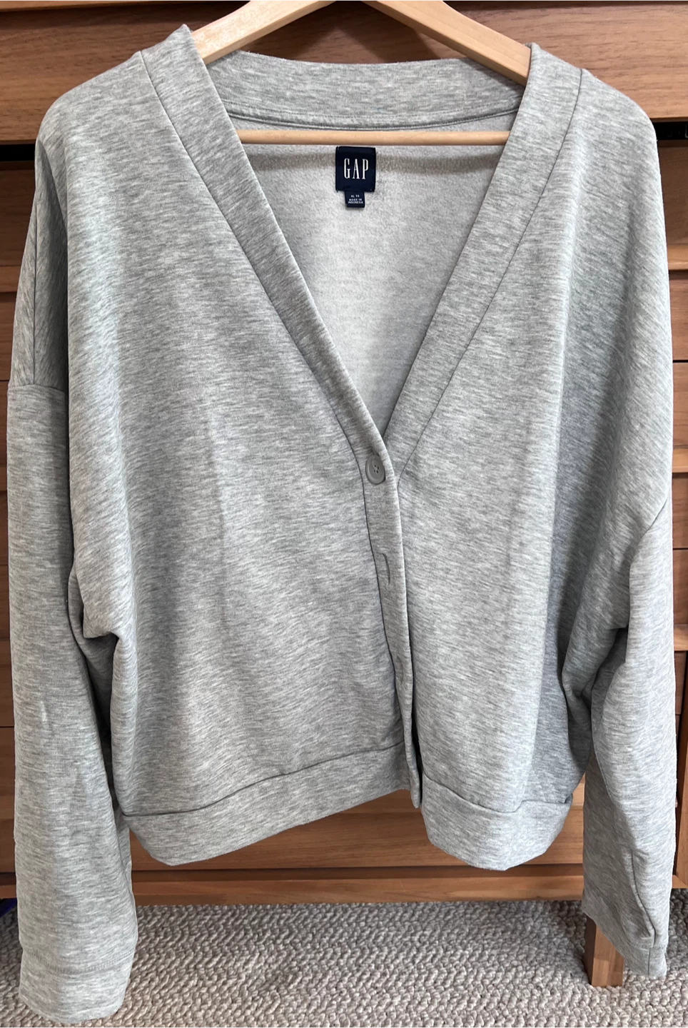 GAP Grey V-Neck Cardigan