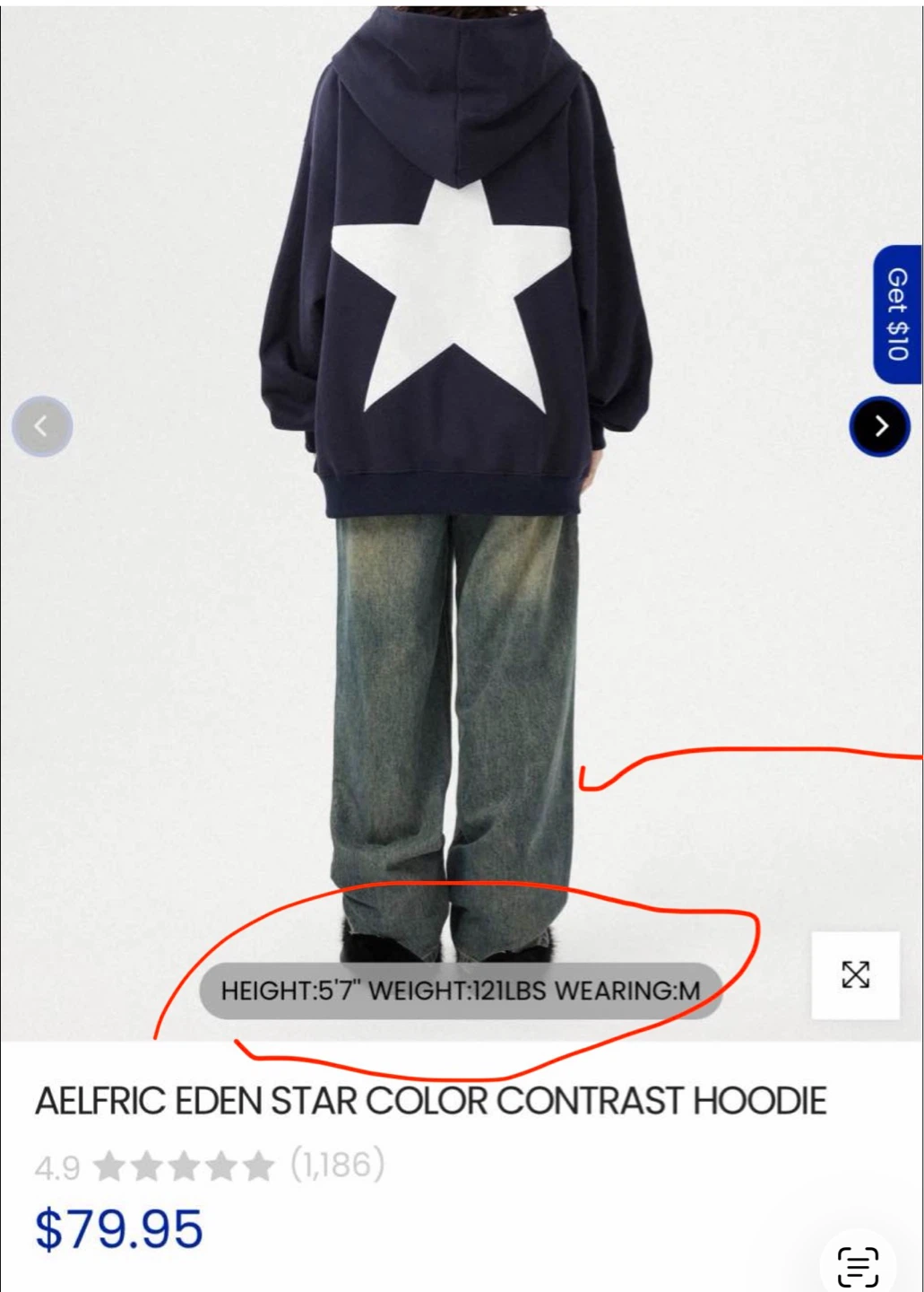 Aelfric Eden Star Color Contrast Hoodie - photo 3