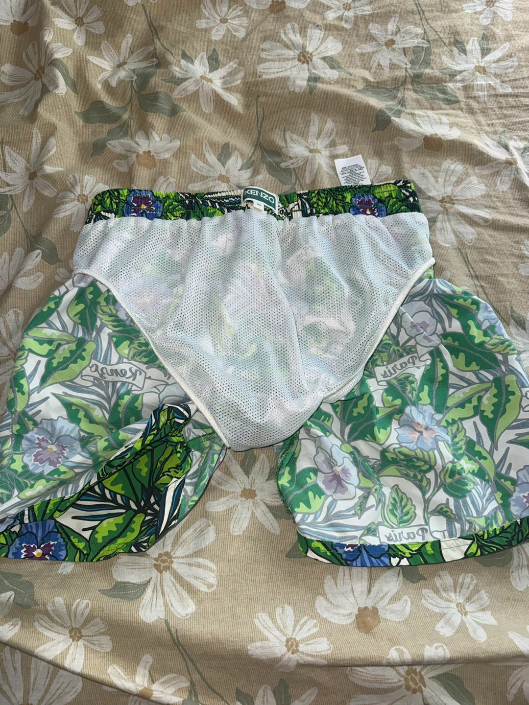 Kenzo Paris Floral Swim Shorts - BOYS - photo 3