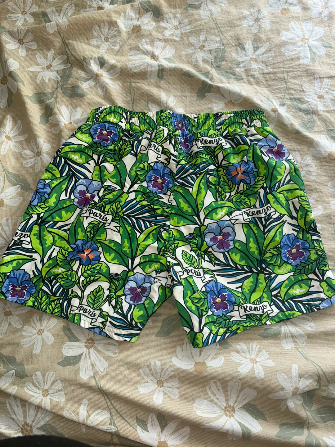 Kenzo Paris Floral Swim Shorts - BOYS - photo 4