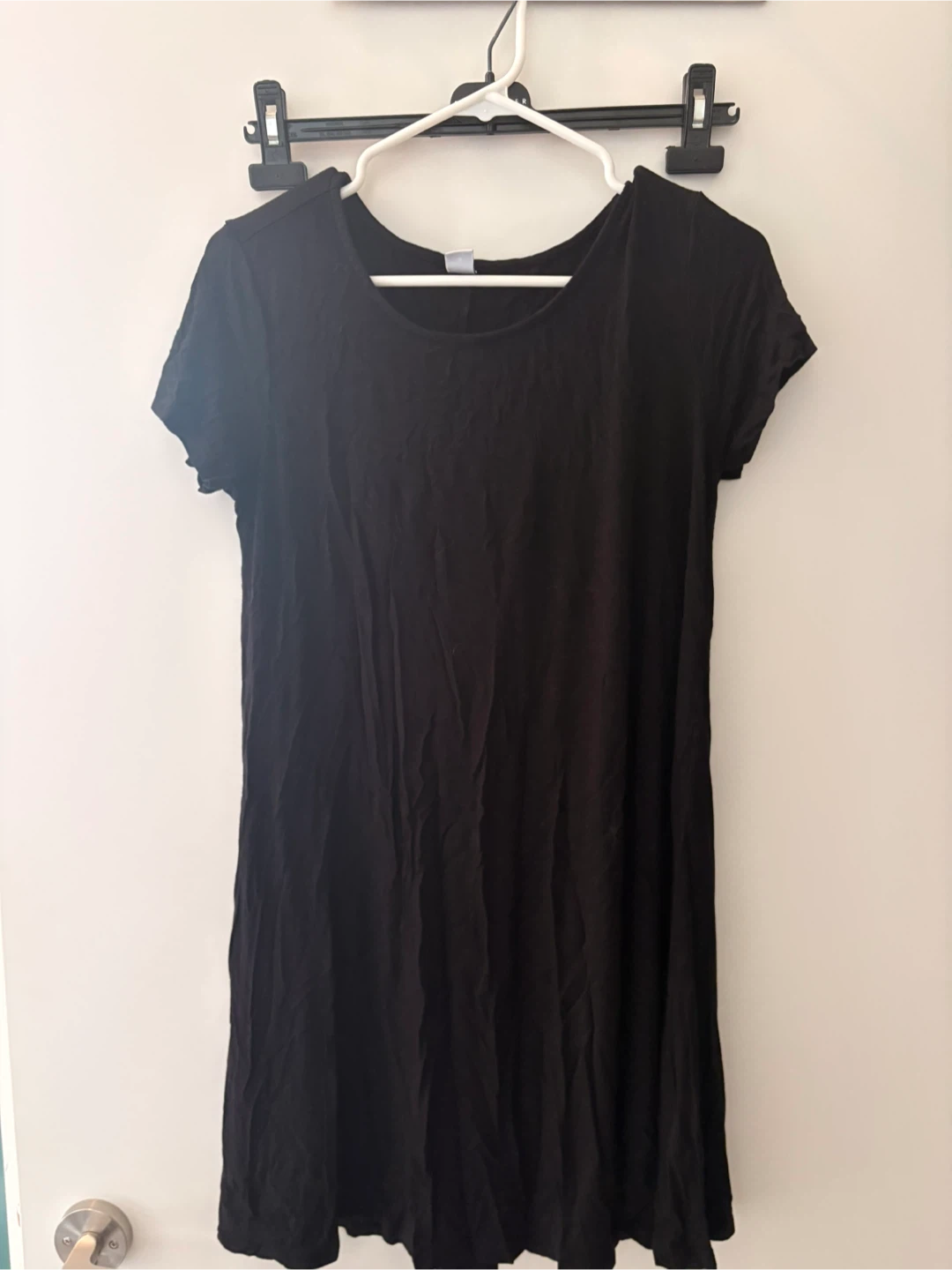 Old Navy Black T-Shirt Dress Size M