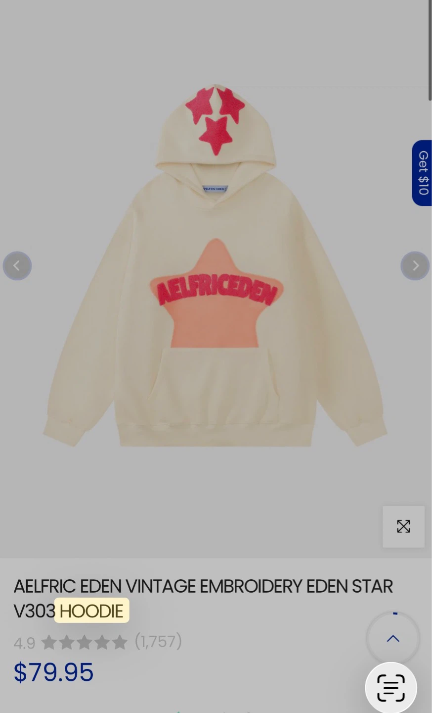 Aelfric Eden Vintage Embroidery Eden Star Hoodie - photo 3