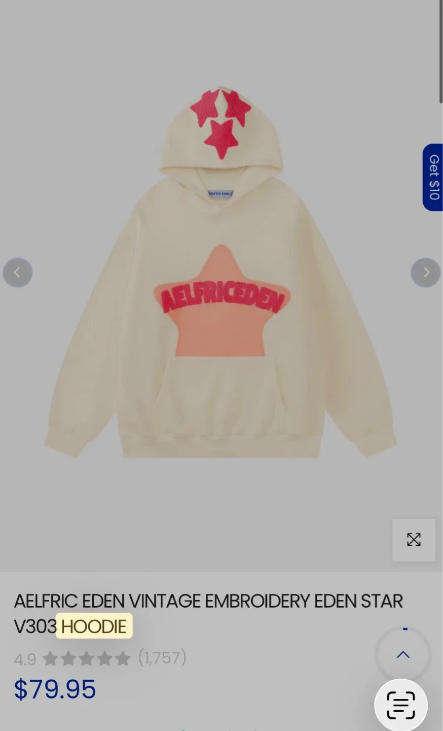 Aelfric Eden Vintage Embroidery Eden Star Hoodie - photo 3