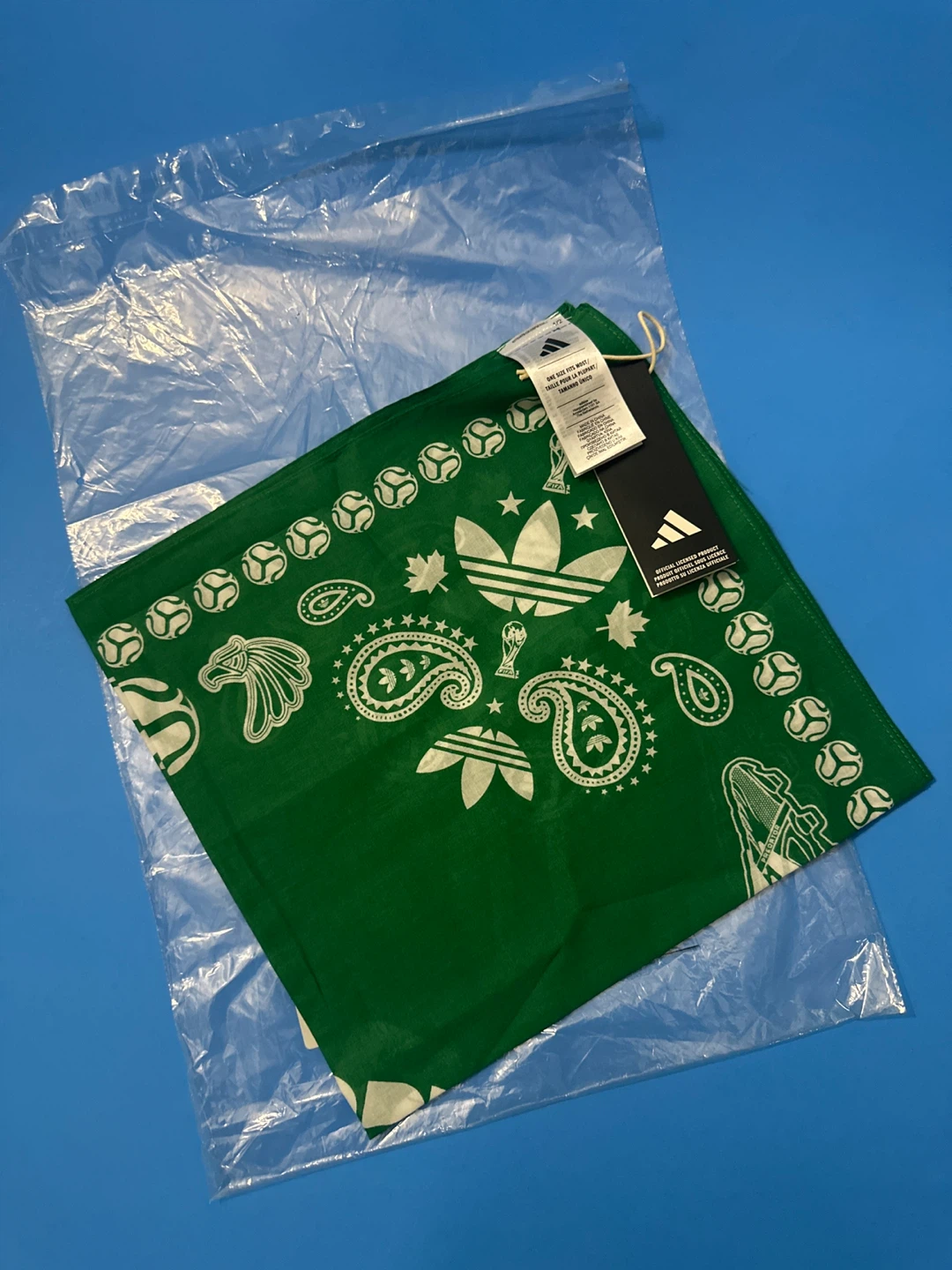 Green Adidas World Cup Bandana