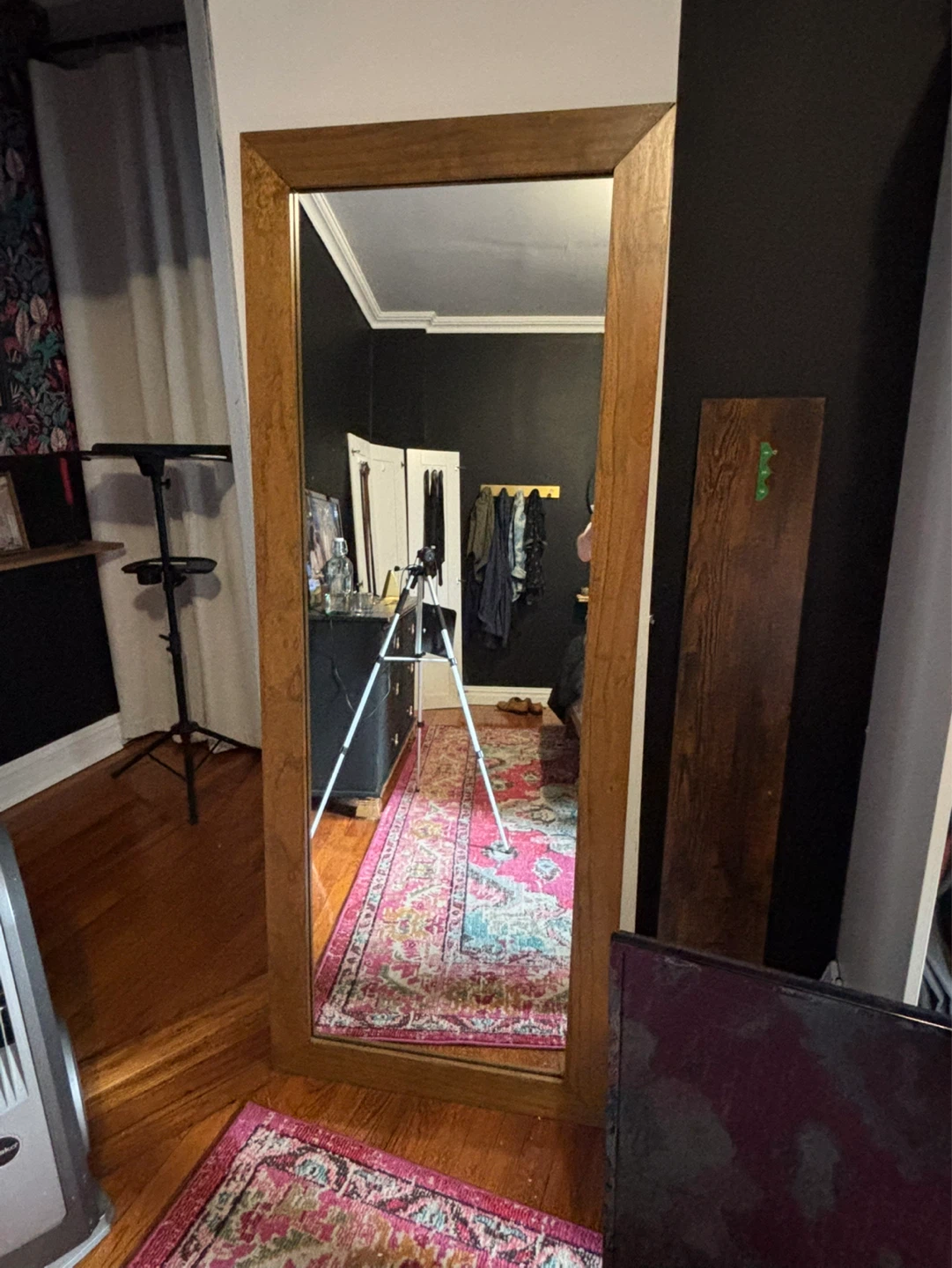 Solid Wood Floor Length Mirror