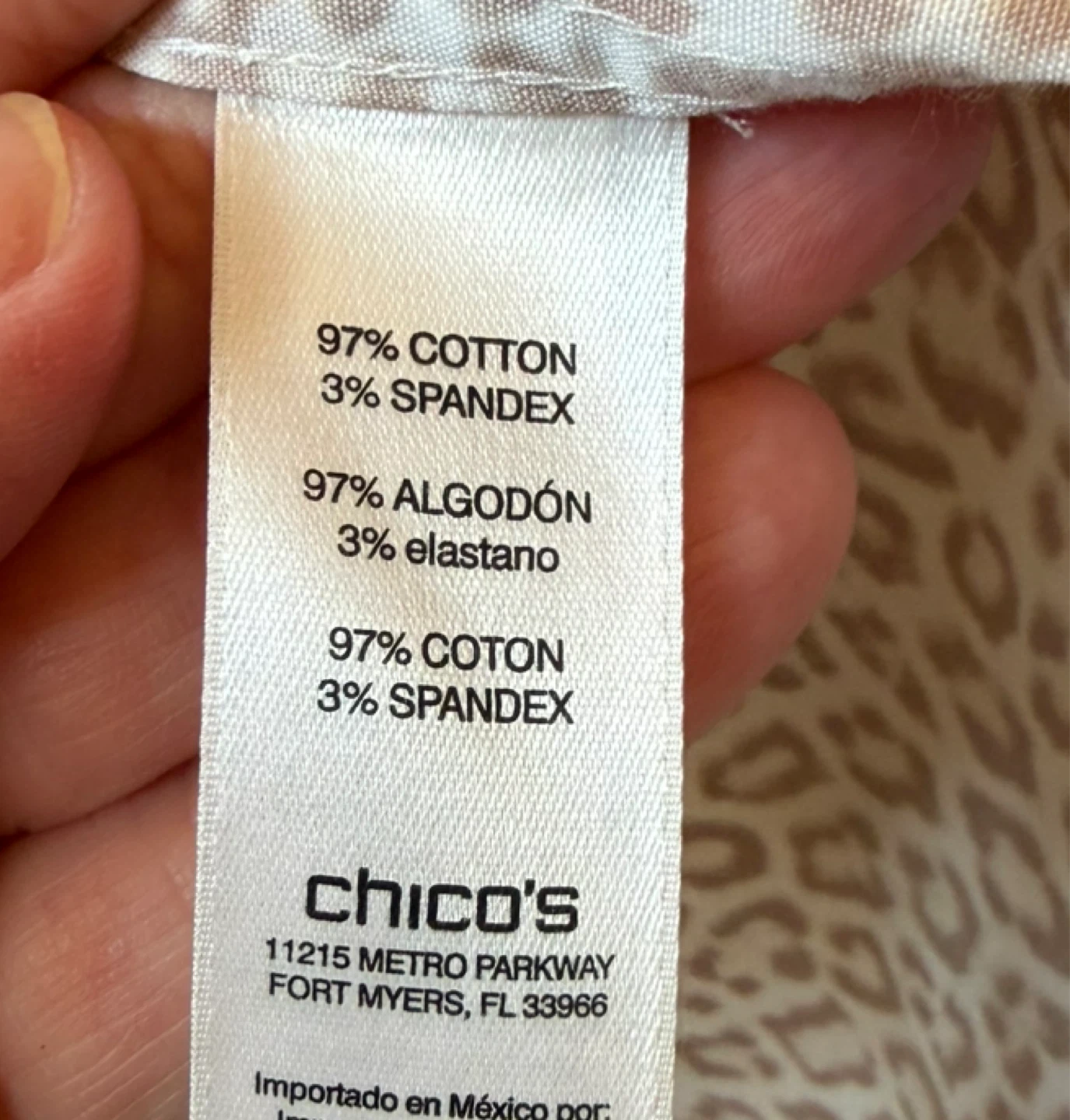 Chico's Leopard Print Shirt - Size 2 (12/14) - photo 4