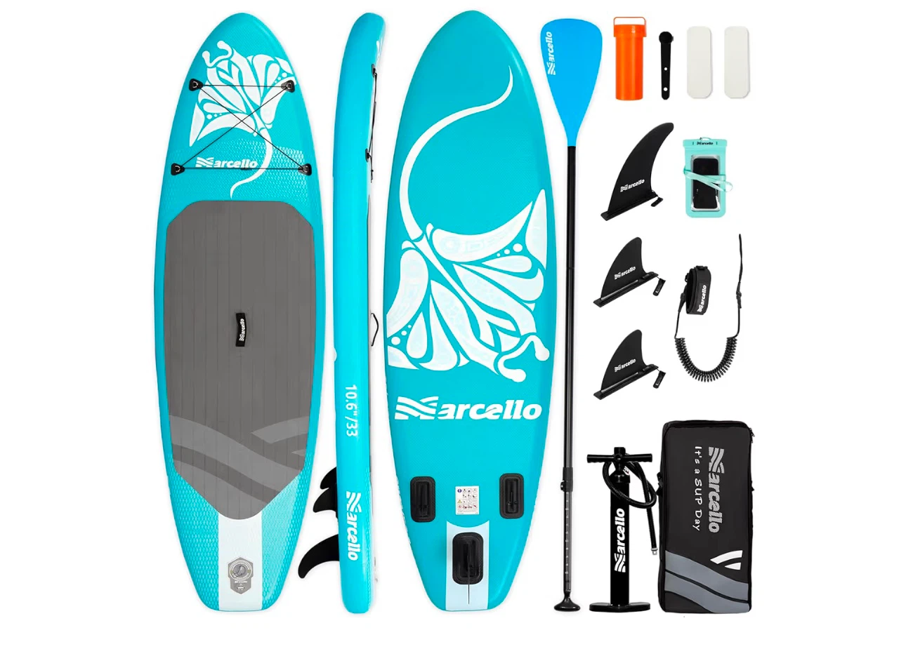 MarCello 10.6" Stand Up Paddleboard Package
