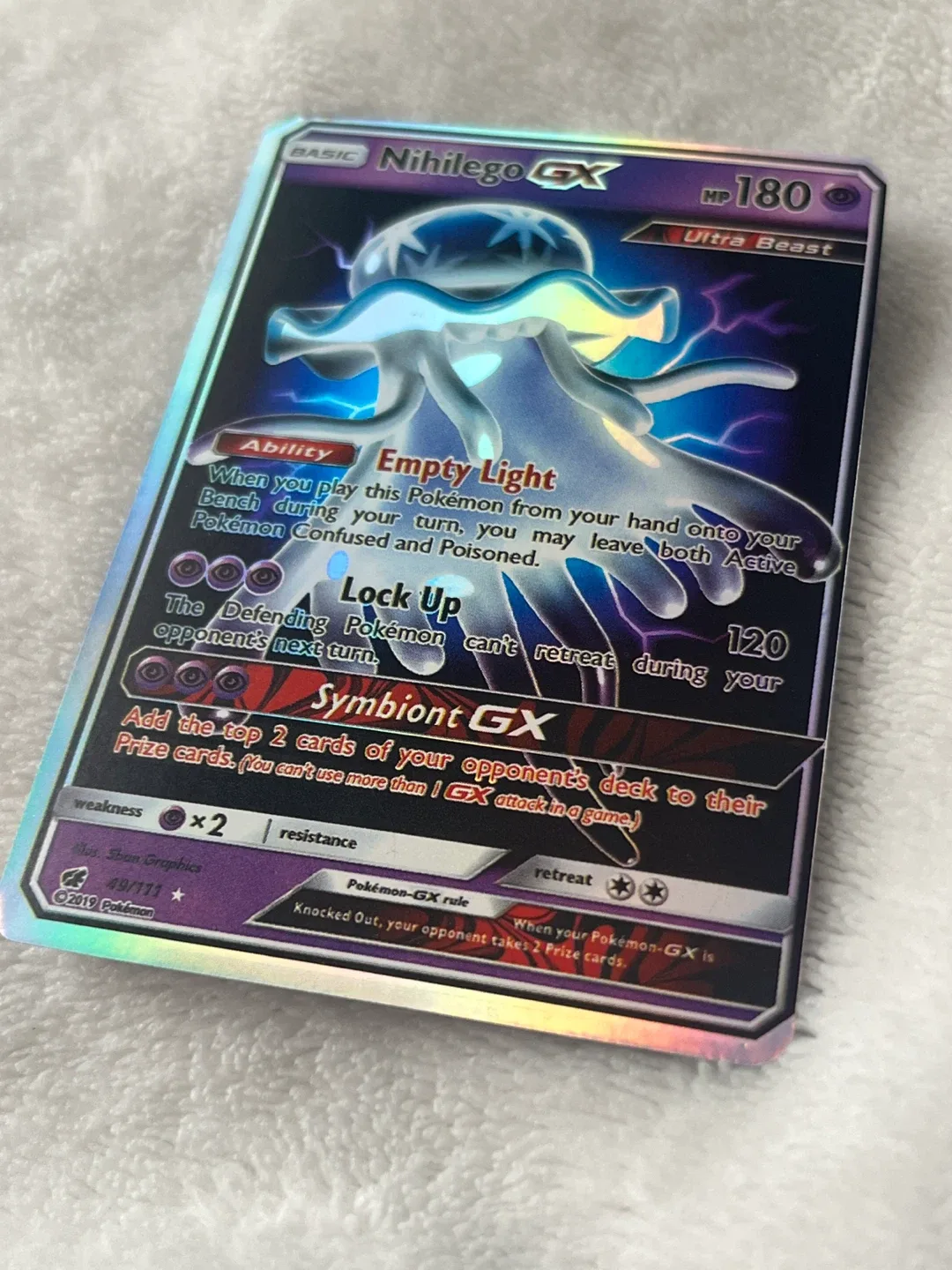 Pokémon nihilego GX trading card!!!!! - photo 2