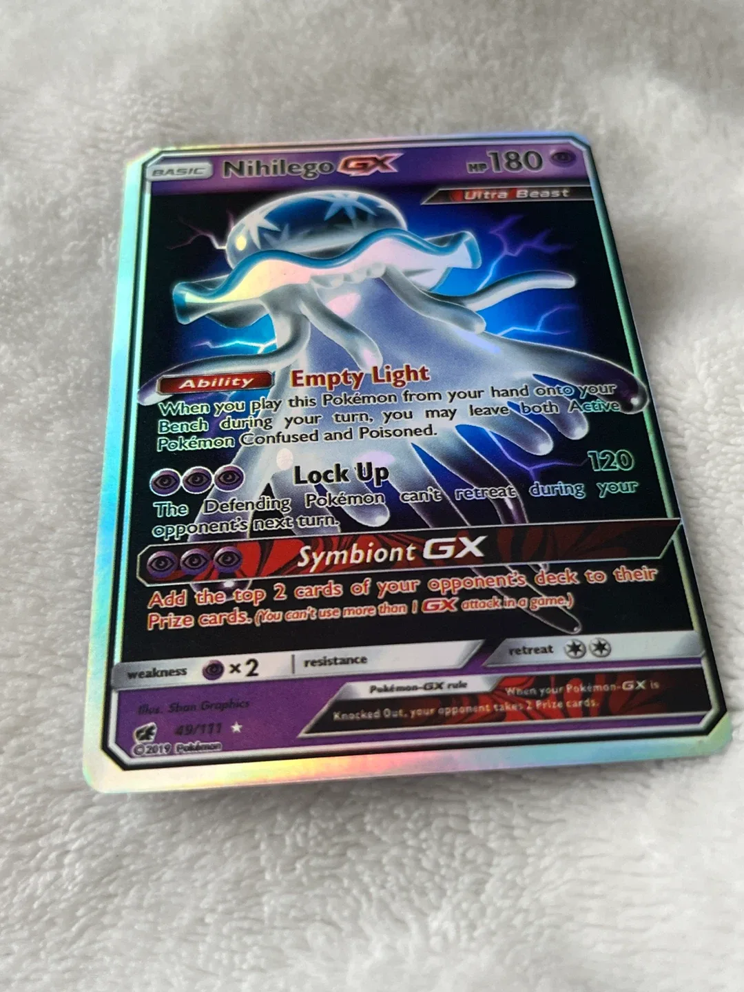 Pokémon nihilego GX trading card!!!!! - photo 3