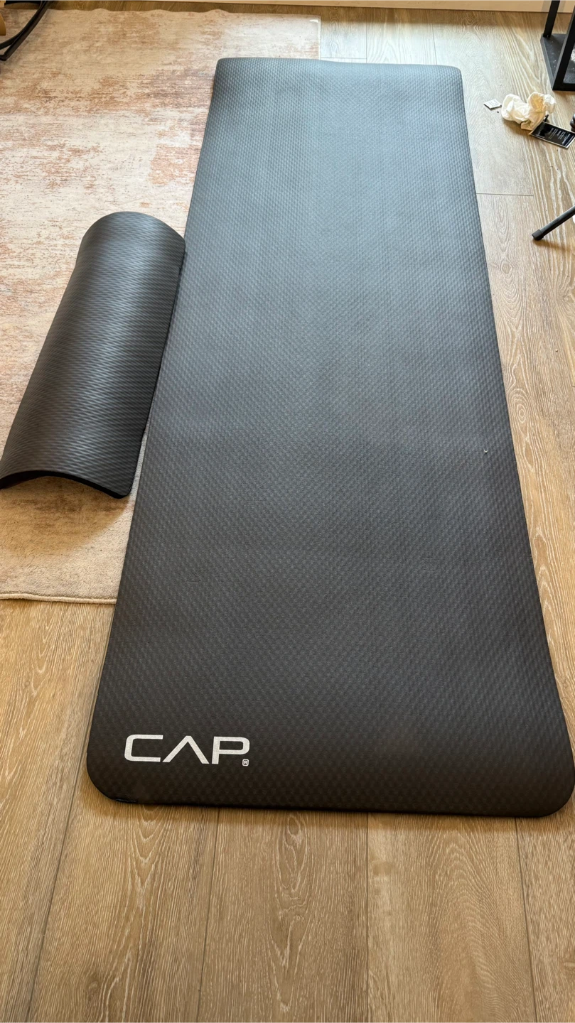 Fitness Yoga Mat with Strap and extra cushion