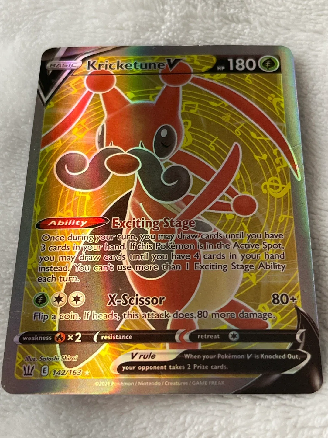 Kricketune Pokémon card!!!!  “Rare” - photo 2