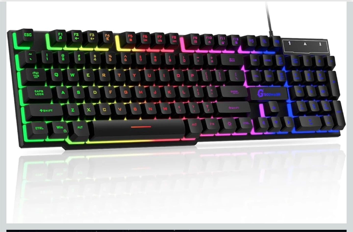 Gaming Keyboard with RGB Backlight - photo 2
