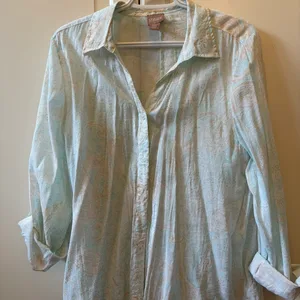 Chico's Paisley Button-Up Shirt