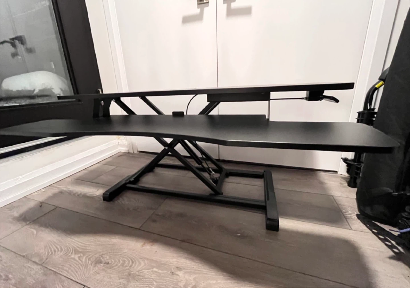 Black Standing Desk Riser VIVO 42"